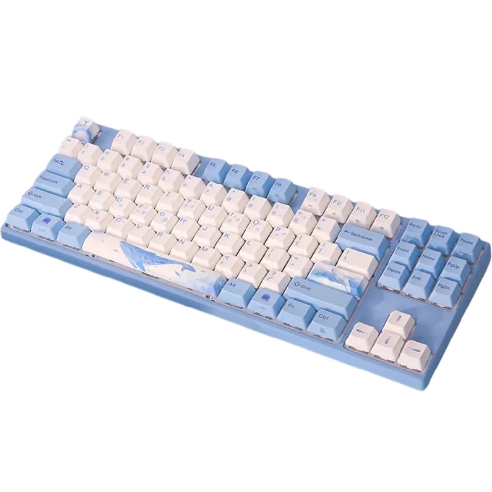 Oyun klaviaturası Varmilo VEM87 Sea Melody V-Sakura — Klaviaturalar və siçanlar, Bakı (2)