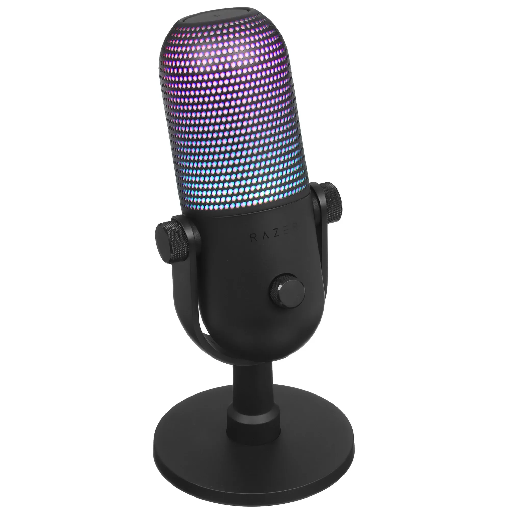 Oyun üçün simli mikrofon Razer gaming microphone Seiren V3 Chroma, Uni, RGB, Usb-a, 2m, Black(RZ19-05060100-R3M1) — Bakı