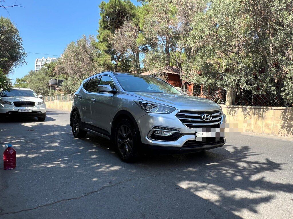 Hyundai Santa Fe, 2.0 L, 2017 il, 235 000 km — Avtomobillər, Bakı (4)
