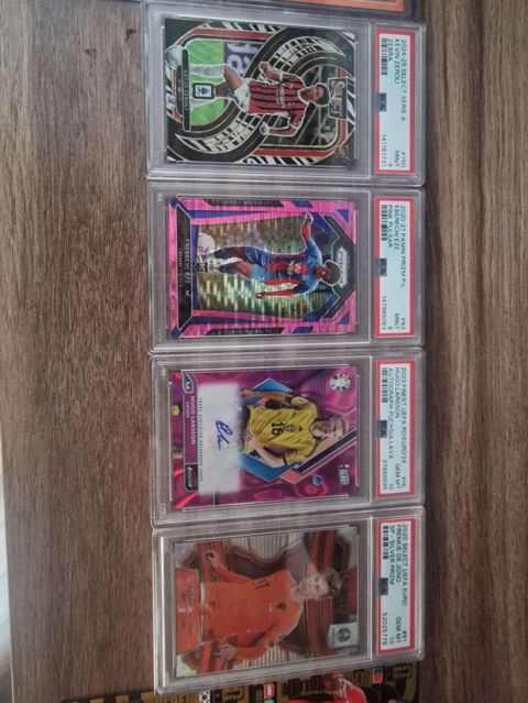 Psa 10 futball original kartlar 4x — Digah