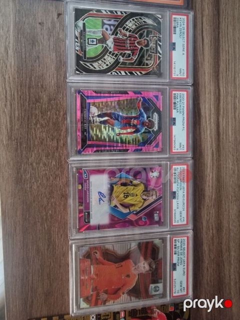 Psa 10 futball original kartlar 4x