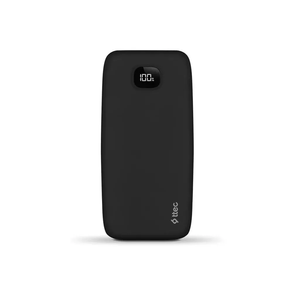 Power Bank Ttec ChargeUp LCD, 20000 mAh, Black (2BB211S) — Bakı
