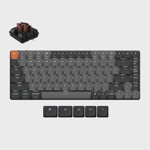 Simsiz oyun klaviaturası Keychron K3 Version 3 White Backlight Brown Switch (K3X-A3-AZ) — Baku Electronics — Computers & Laptops