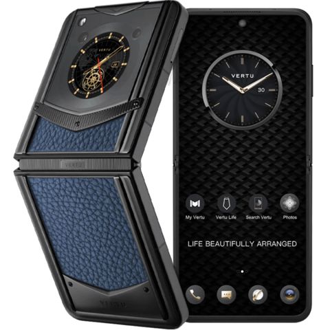 Vertu IronFlip Calf 12/512 GB Gentleman Blue — Bakı