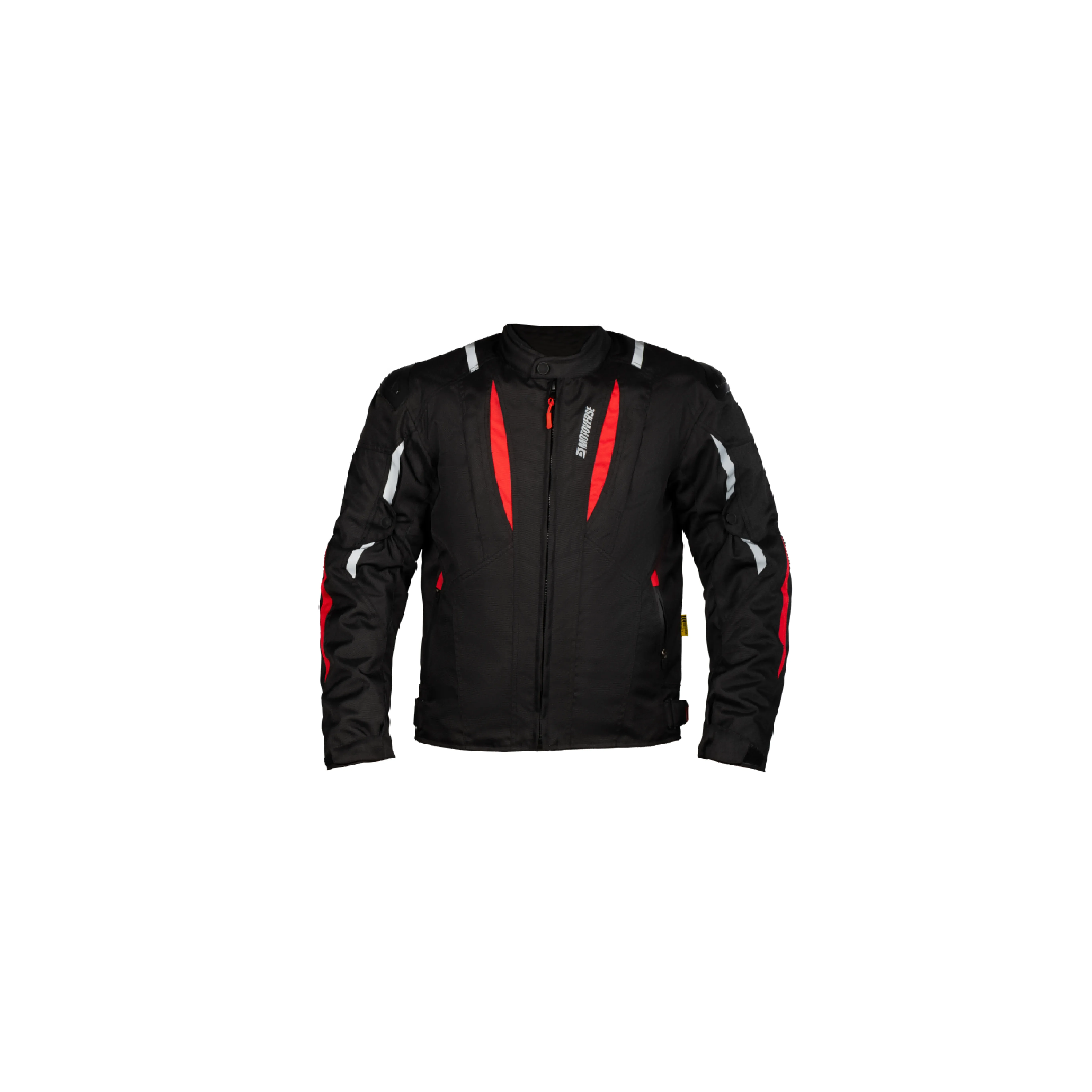 Gödəkçə Motoverse Sport Series, 600D Polyester Cordura Textile, black/red (XXL)