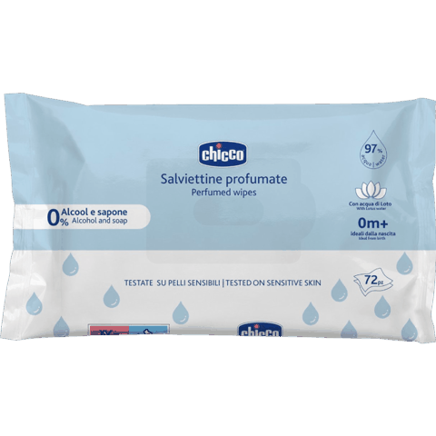 Nəm salfet Chicco Without Flip Cover 72 ədəd 8058664173747 — Bakı