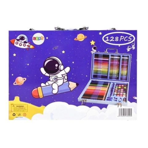 Toys Drawing Set in a case 128P Blue — Bakı