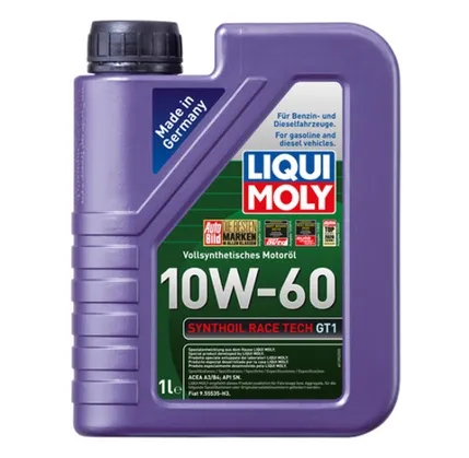 Avtomobil mühərrik yağı Liqui Moly Synthoil Race Tech GT1 10W-60 1L (1390/1943) — Bakı