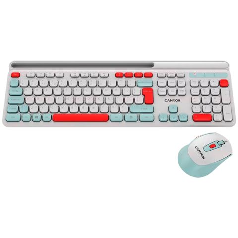 Klaviatura Canyon Combo White CNS-HSETW5BWT — Bakı