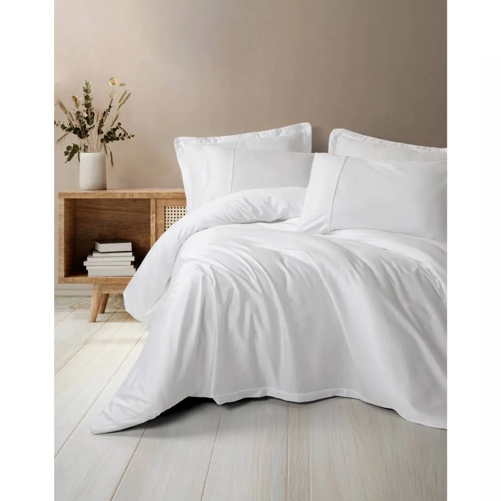 Yataq dəsti Cotton Box Silky Beyaz İki nəfərlik (8680108070413) — Постельное белье