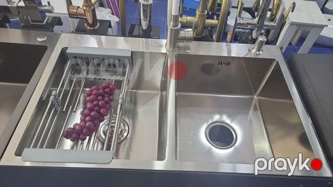 Mətbəx üçün ikitərəfli və təkqablı lavabo modelləri - Materiallar — Bakı