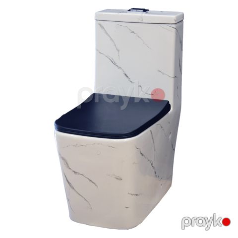 Unitaz Gold Banyo BO906 White Pattern — Bakı
