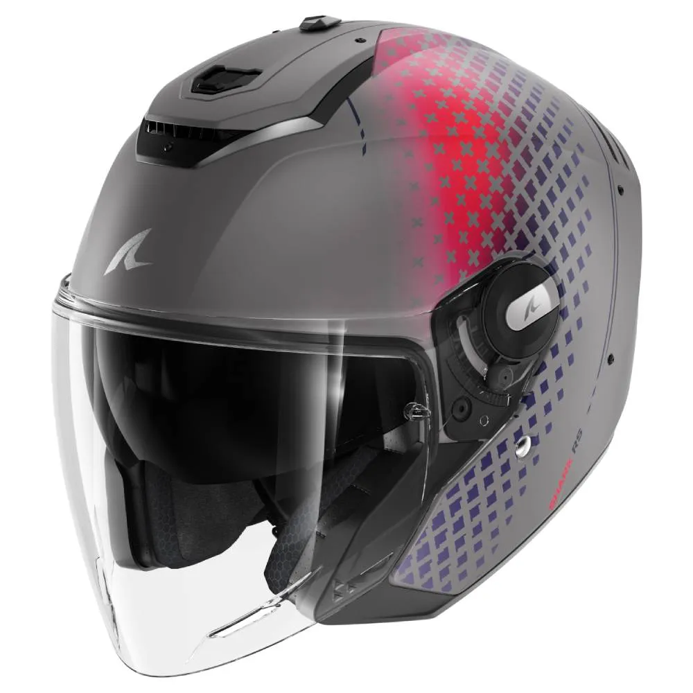 Dəbilqə Shark Helmet RS Jet Stride Mat S (HE8261ESVBS) — Мотоэкипировка