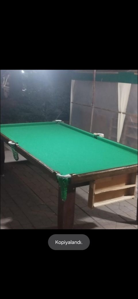 RR Bilyard masasi 350 azn Uzunluğu 3 eni 1.55 Uzerinde kiy daşlari — Mehdiabad