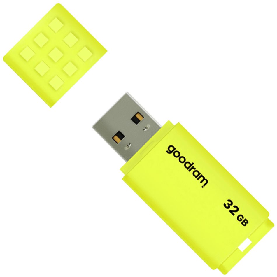 Fleş kart Goodram 32 GB USB 2.0 Yellow UME2 5908267935682 — Kompüterlər və noutbuklar, Bakı (3)