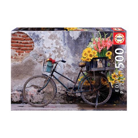 Pazl 500 Çiçəklər və Velosiped — Bakı