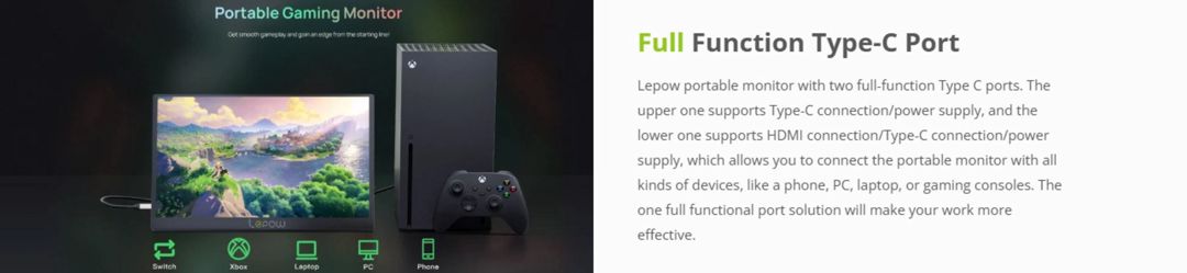 Lepow Z1 Portable Monitor — Elektronika, Bakı (8)