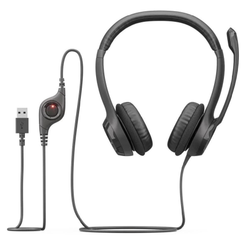 Qulaqlıq Logitech H390 981-000014 — Simli qulaqlıqlar, Bakı (3)