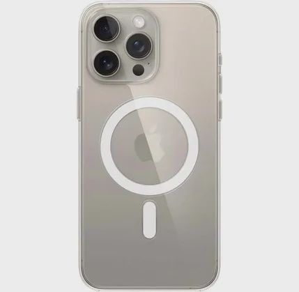 Çexol Apple iPhone 15 Pro Max Clear Case with MagSafe (MT233ZM/A) — Çexollər, Bakı