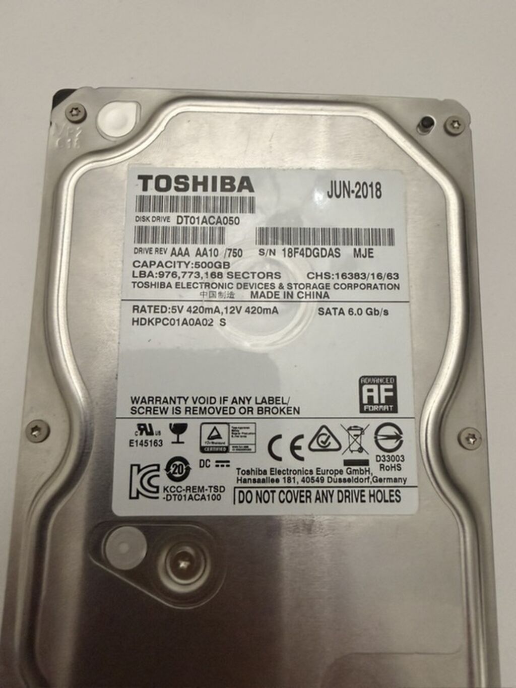 Toshiba HDD lar stilir tek tekde satilir ikisi birlikdede satilir — Elektronika, Bakı (2)