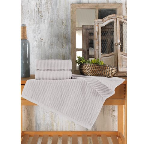 Dəsmal əl və üz üçün Şahəsər Serena 50×90 Açıq bej — Bakı
