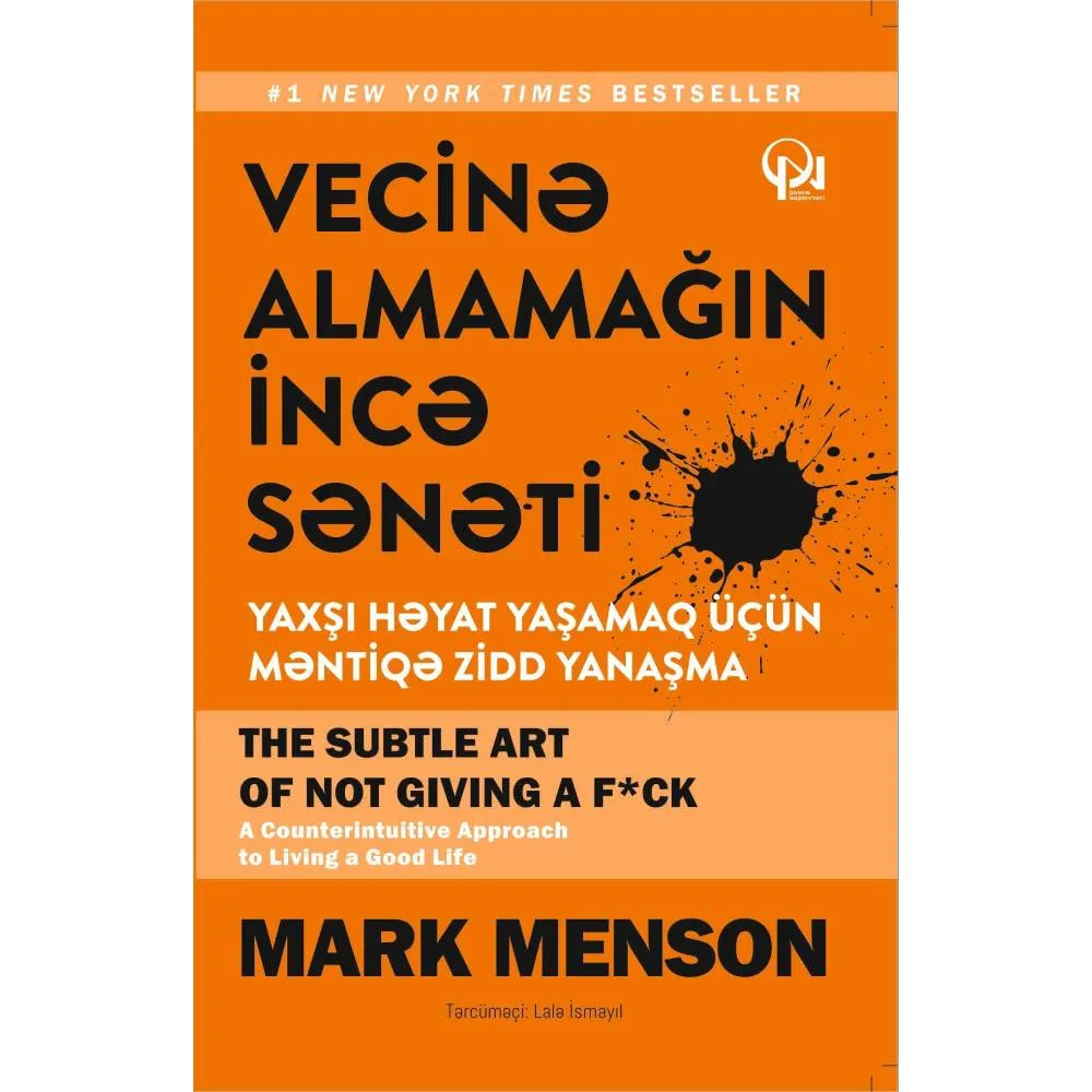 Kitab Vecinə almamağın incə sənəti - Mark Menson — Bakı