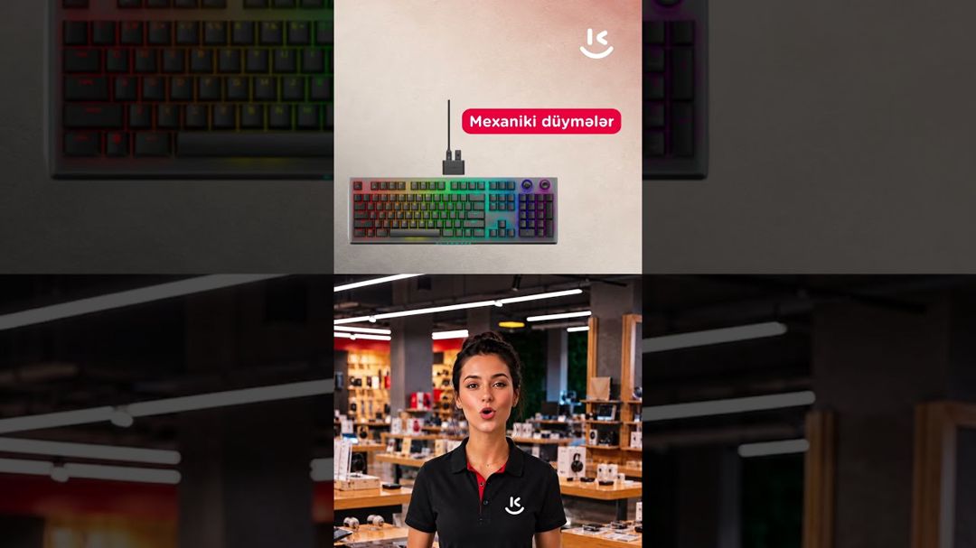Oyun klaviaturası Alienware Tri-mode AW920K Dark Side Of The Moon / 545-BBFL — Klaviaturalar və siçanlar, Bakı (3)