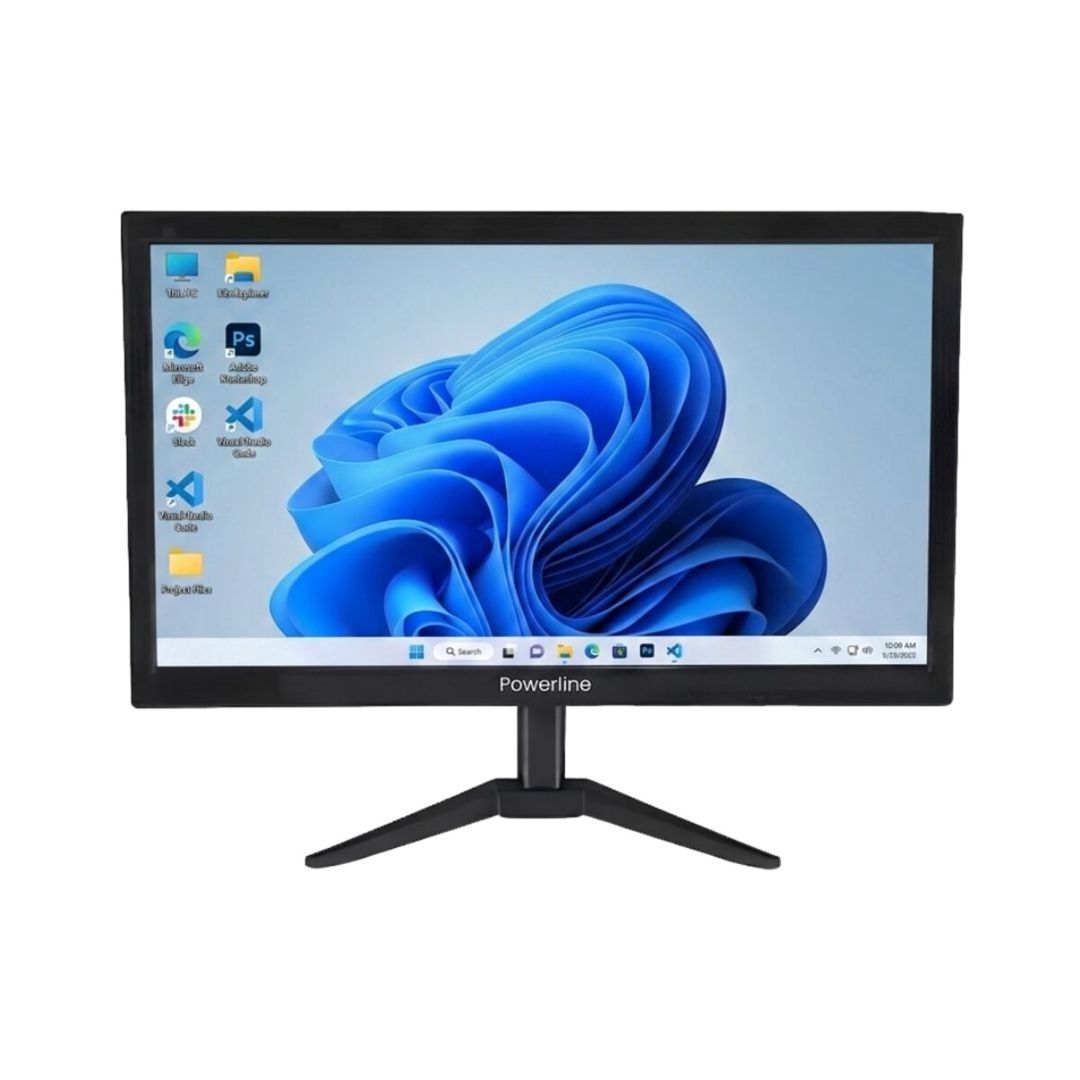 Monitor Powerlıne PL1900 18.5" D-Sub, HDMI, 75Hz — Elektronika, Bakı