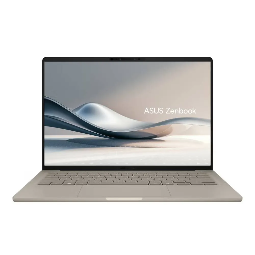 Notbuk ASUS Zenbook A14/WUXGA/OLED/SNAPDRAGON x X1 26 100 PROCESSOR/16GB/512GB/Beige (90NB1501-M00RM0) — Bakı