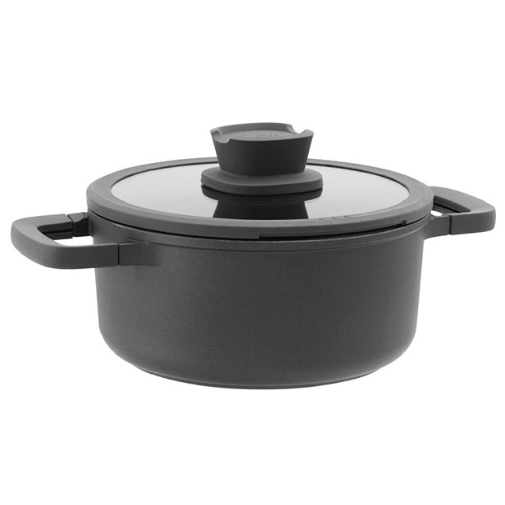 Qazan BergHOFF Covered Casseroe Non-Stick Stone 20 sm 3950592 — Bişirmə qabları, Bakı