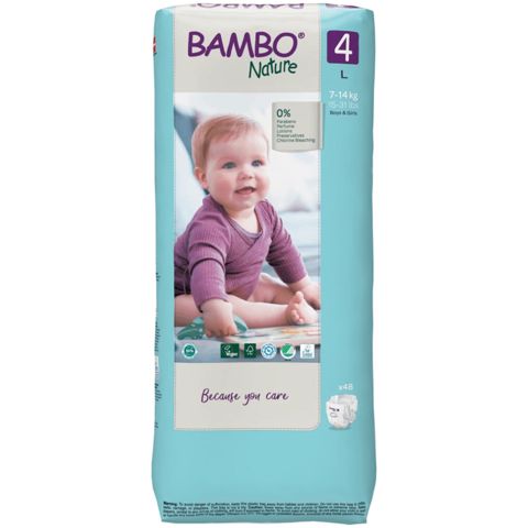 Uşaq bezləri Bambo Nature 4 48 ədəd 100001926411 — Bakı