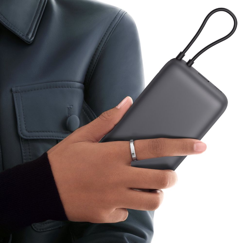 Power Bank Xiaomi 20000 mAh Integrated Cable BHR9740GL Dark Gray — Powerbank-lər, Bakı (3)