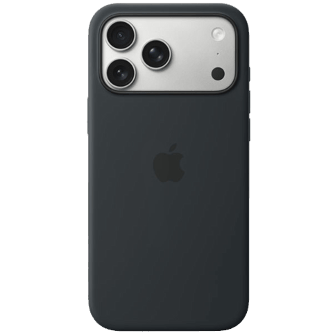 Apple iPhone 17 Pro Max Silicone Case with MagSafe MGFR4ZM/A Black — Bakı