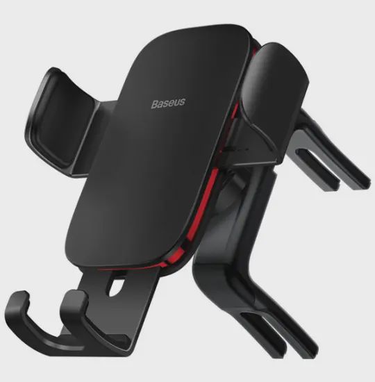 Baseus Metal Age II Gravity Car Mount Round Air Vent SUJS030001 Black — Telefon dayaqları və tutacaqları, Bakı