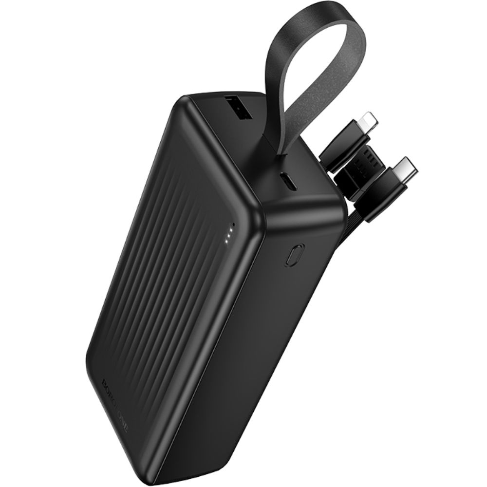 Power Bank Borofone Clever BJ79B 30000 mAh Integrated Cable Black — Powerbank-lər, Bakı (2)