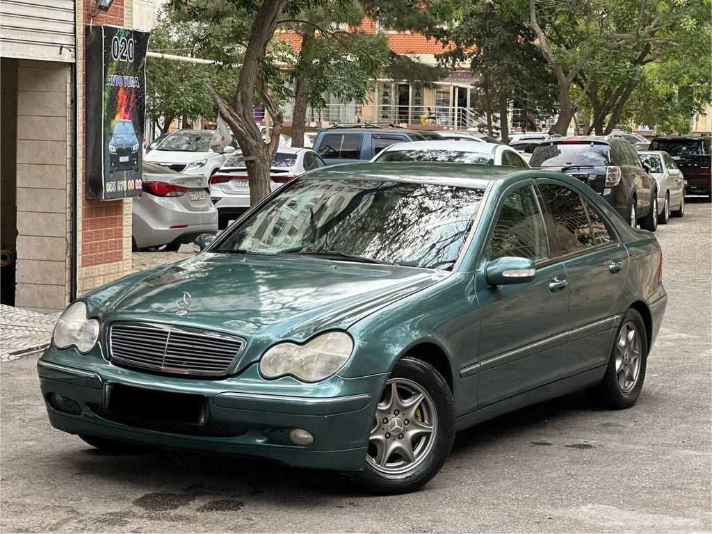 Mercedes C 200, 2.0 L, 2001 il, 254 855 km — Avtomobillər, Bakı (4)