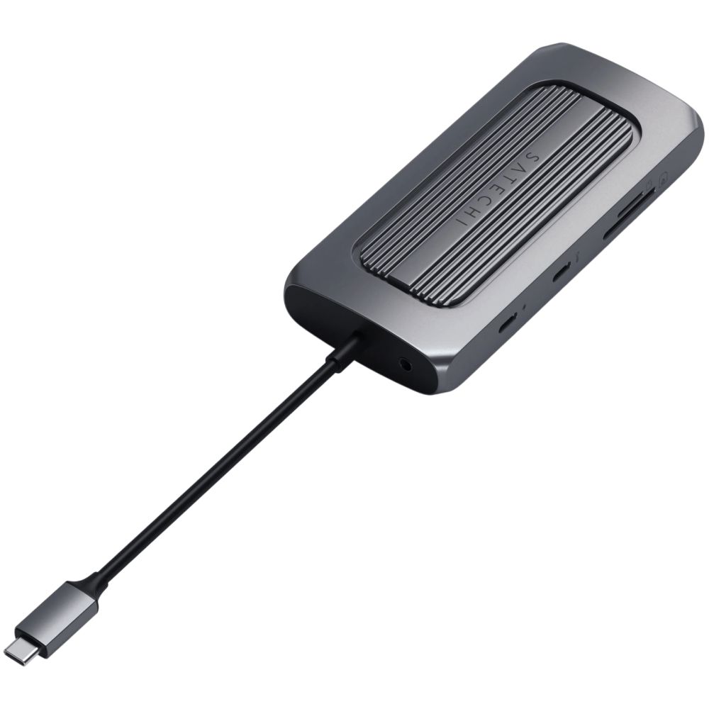 USB Hub Satcehi USB Type-C St-ucmxam Space Gray — Kompüterlər və noutbuklar, Bakı (2)
