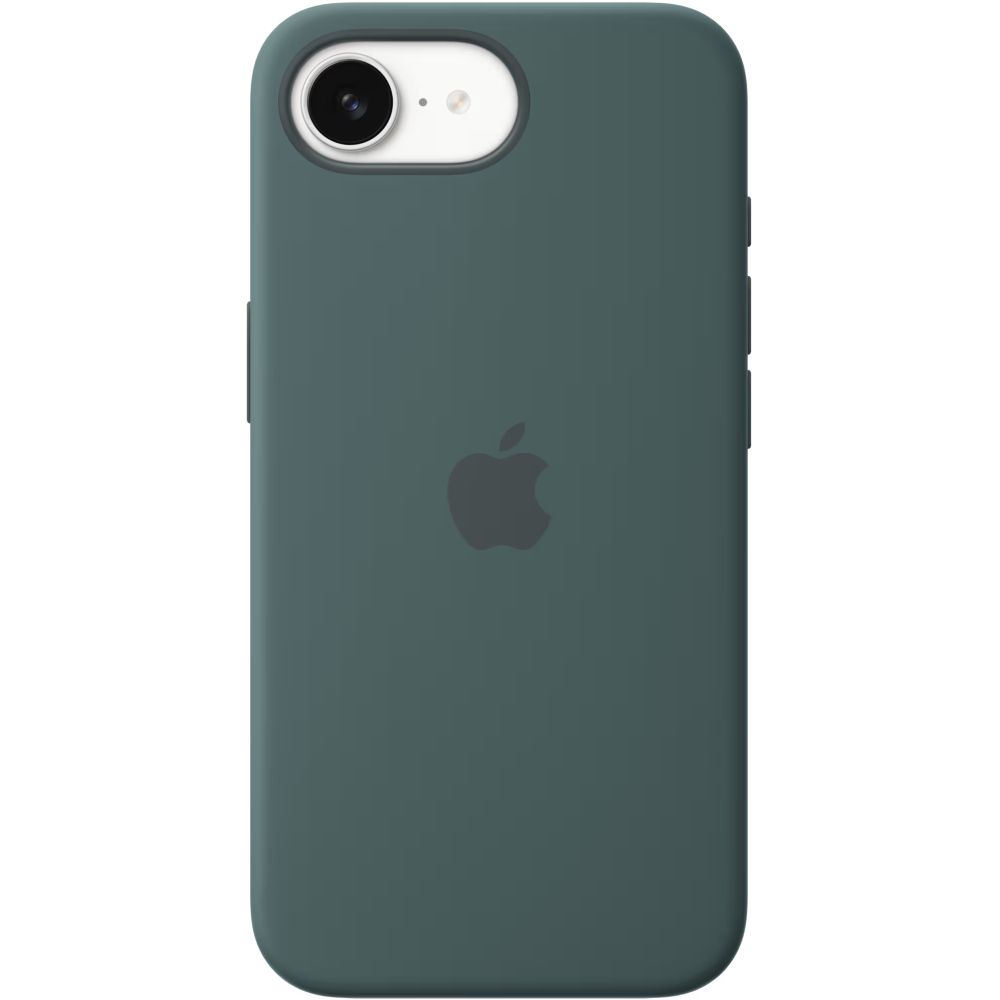 Qoruyucu örtük Apple iPhone 16e Silicone Case Lake Green MD3X4ZM/A — Çexollər, Bakı (2)
