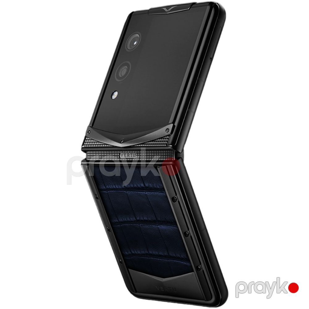 Vertu Quantum Flip Alligator 16 GB / 1 TB Navy Blue — Smartfonlar, Bakı (2)