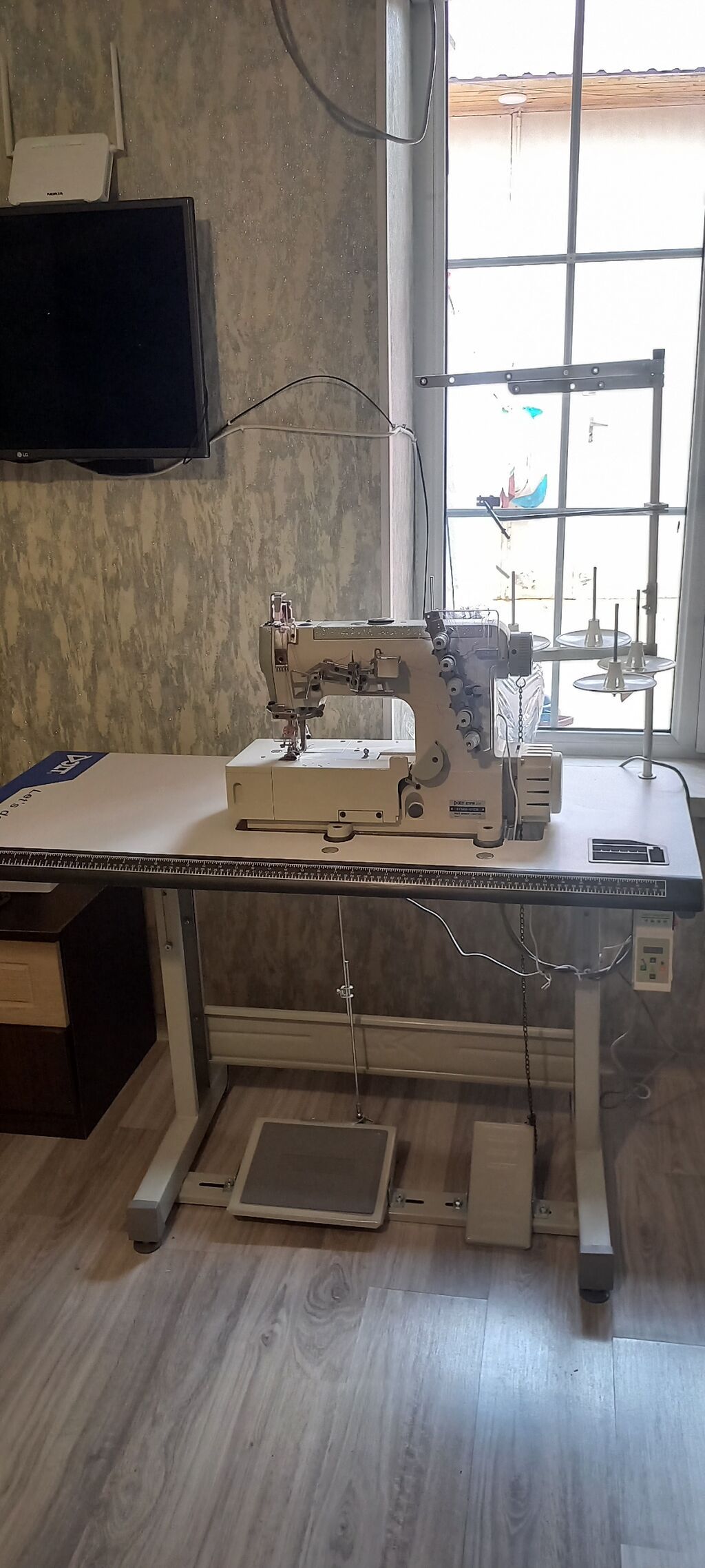 Sıfır işlənməmiş vəziyyətdə karopkalarında vakkumlu ütü masası 450 — Tikiş və işəmə maşınları, Mehdiabad (2)