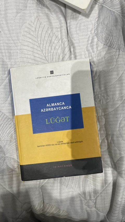 Məhsul: Almanca–Azərbaycan dilində lüğət (İkinci nəşr) Təsvir — Bakı