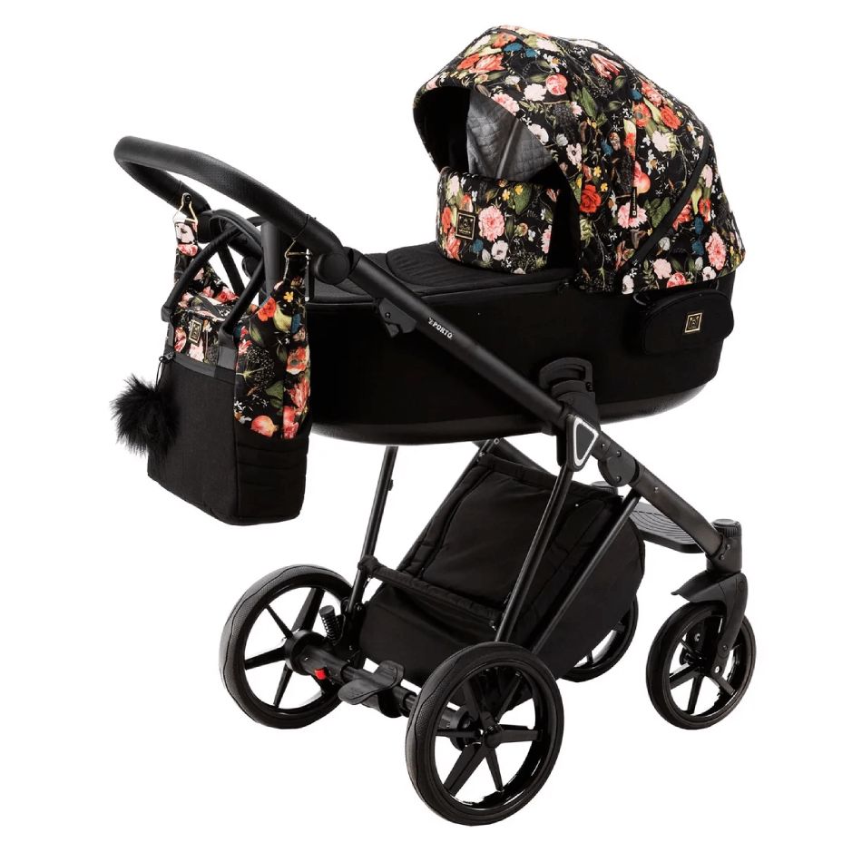 Adamex Porto Flowers Uşaq arabası 2 in 1 / FL-1 — Arabalalar və avtokresloları, Bakı