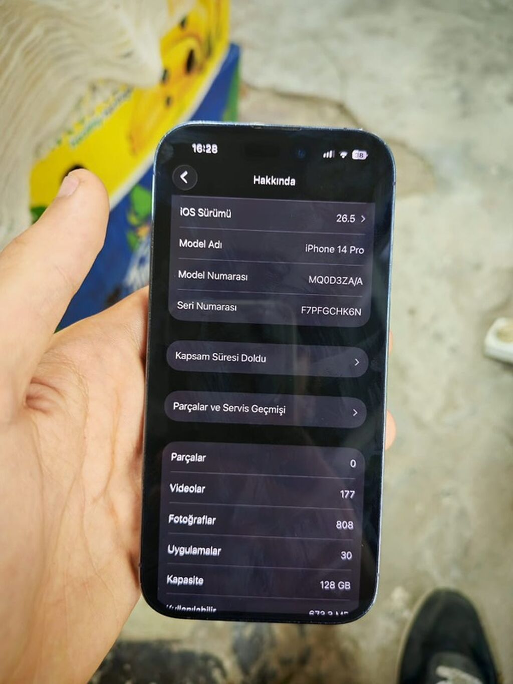 IPhone 14 Pro, 128 GB, Qara, Face ID — Apple iPhone, Bakı (2)