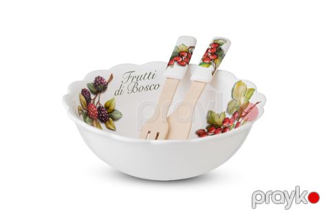 Salat qabı NuovaCer Çəngəl ilə 25.5 sm (7412-FBO) — Bakı
