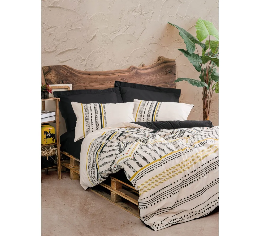 Yataq dəsti Cotton Box Ethnic Double Black İki nəfərlik — Товары