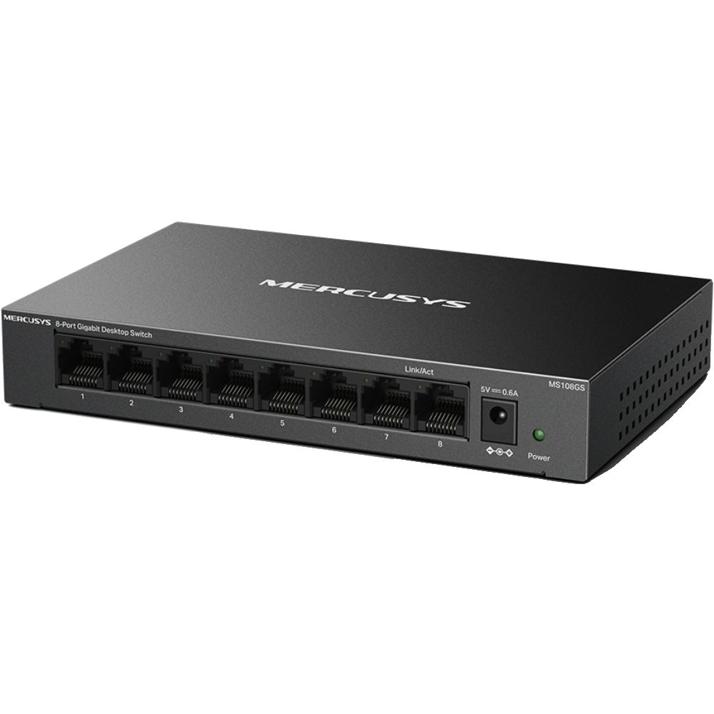 Kommutator Mercusys Lan Switch MS108GS — Routerlər, Bakı (2)