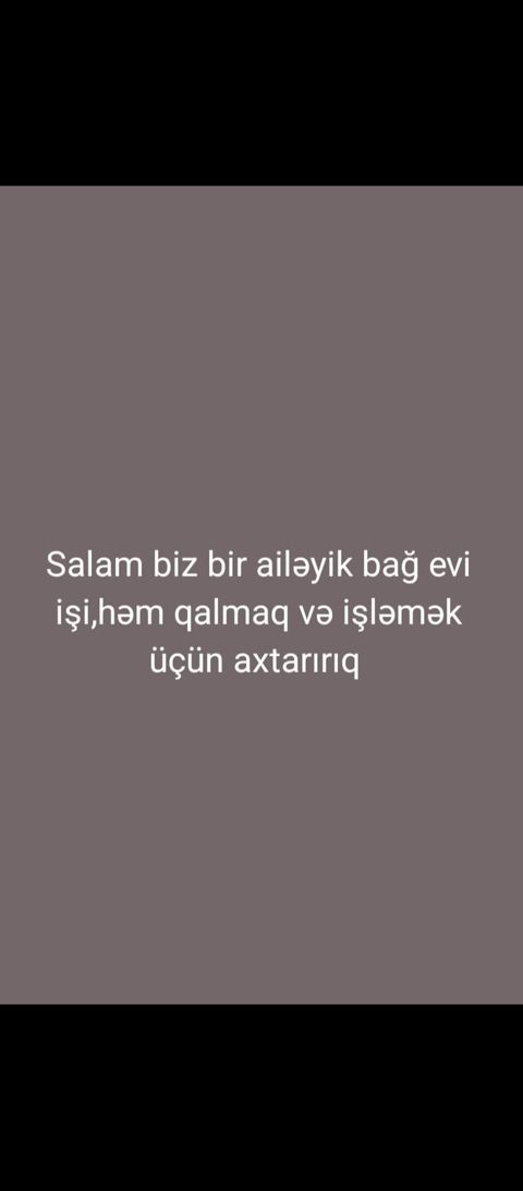 Bağ evi üçün ailəvi baxıcı/idarəçi xidməti - Ailə şəklində bağ evi və — Bakı