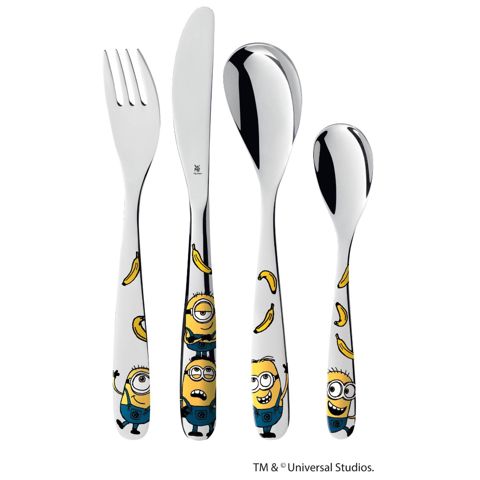 Çəngəl bıçaq dəsti WMF Minions Uşaq seti, 4 parça (3201010818) — Bakı
