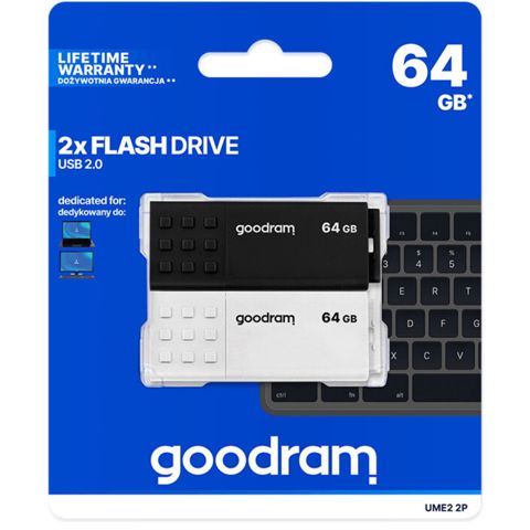 Fleş kart Goodram 64 GB USB 2.0 UME2 Mix 5908267964590 — Bakı