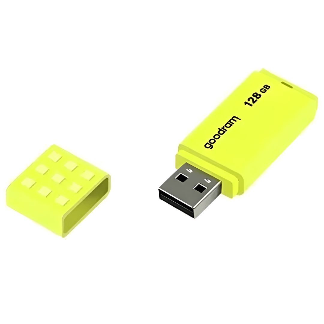 Fleş kart Goodram 128 GB USB 2.0 Yellow UME2 5908267935729 — Kompüterlər və noutbuklar, Bakı (2)